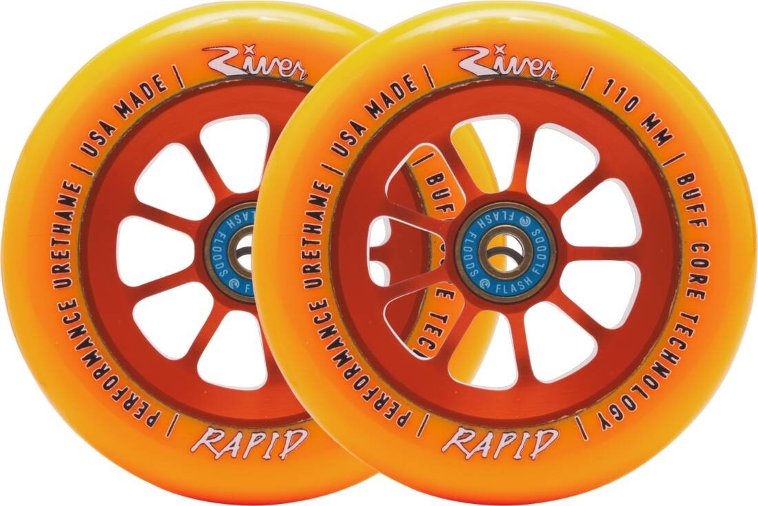 River Rapid Sunset Orange Wheels River Rapid Sunset Orange Wheels