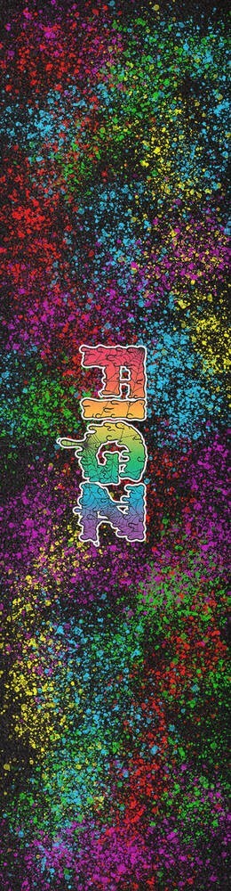 Figz Rainbow Splatter XL Griptape