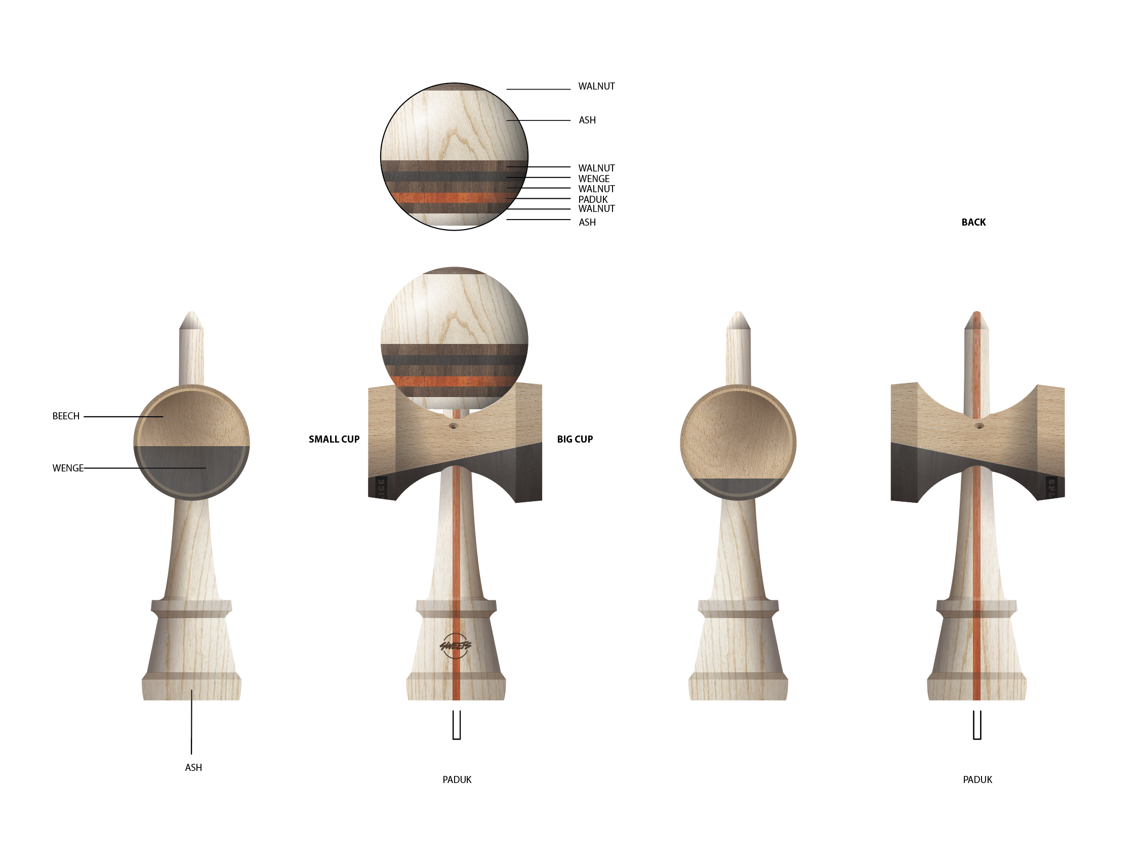 Sweets Kendama Splice 10 Turbo Shape