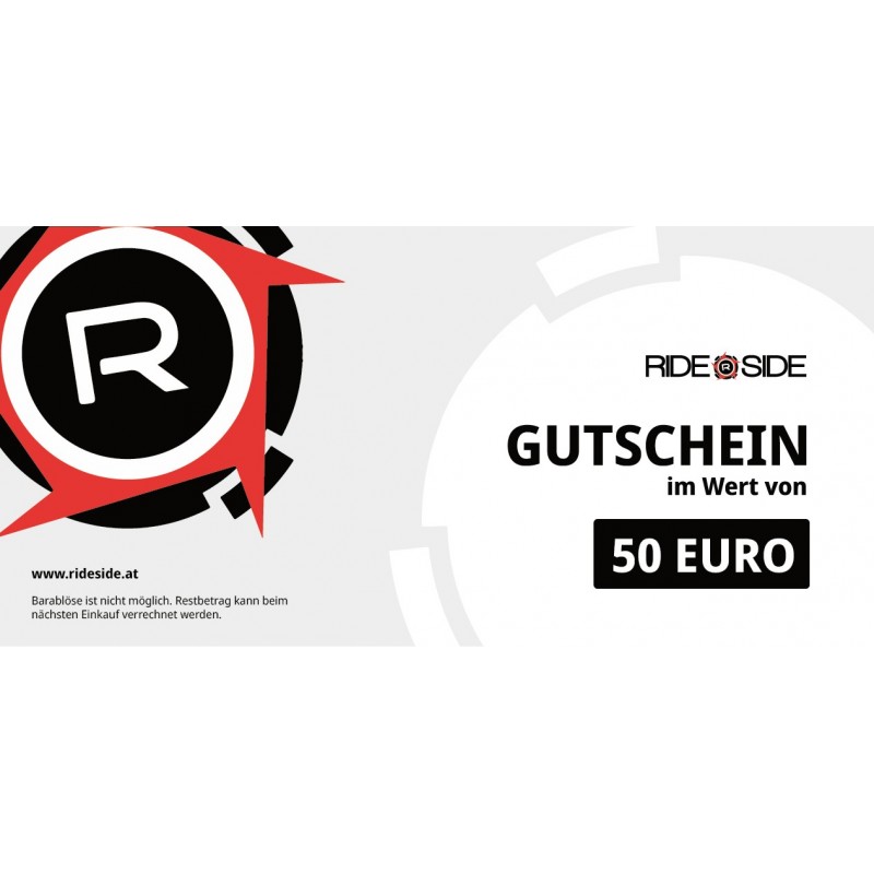 RideSide Voucher Onlinestore