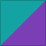 Teal/Purple