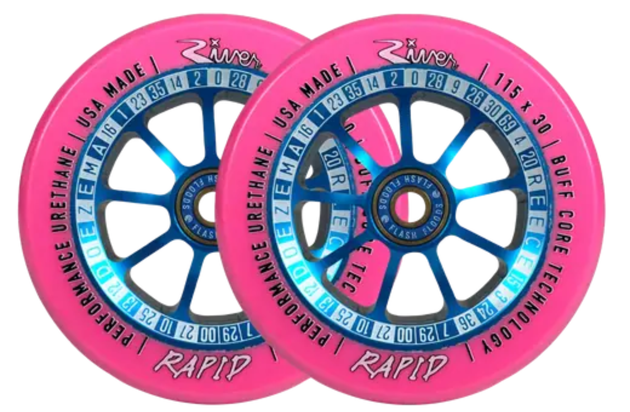 River Rapid Pro Scooter Wheels 115mm