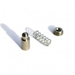 Micro locking bolt including spring and screw Micro locking bolt including spring and screw