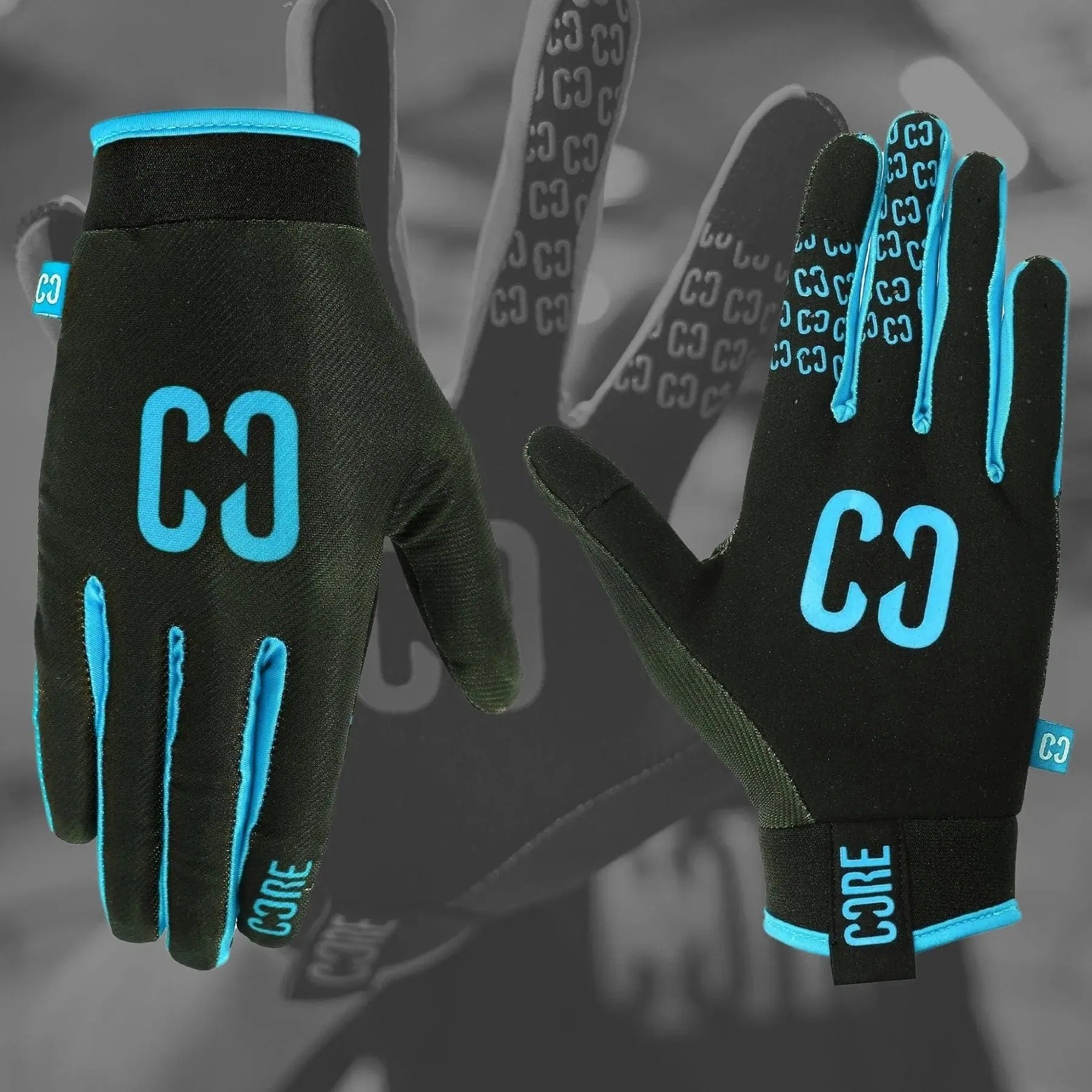 Core Aero Gloves Accent Teal